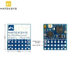 Original MATEK ELRS-R24-P6 R24-P6 EXPRESSLRS 2.4GHz PWM Antenne Connecteur Support 2 ~ 8S VBat Tension RC Drone Pièces